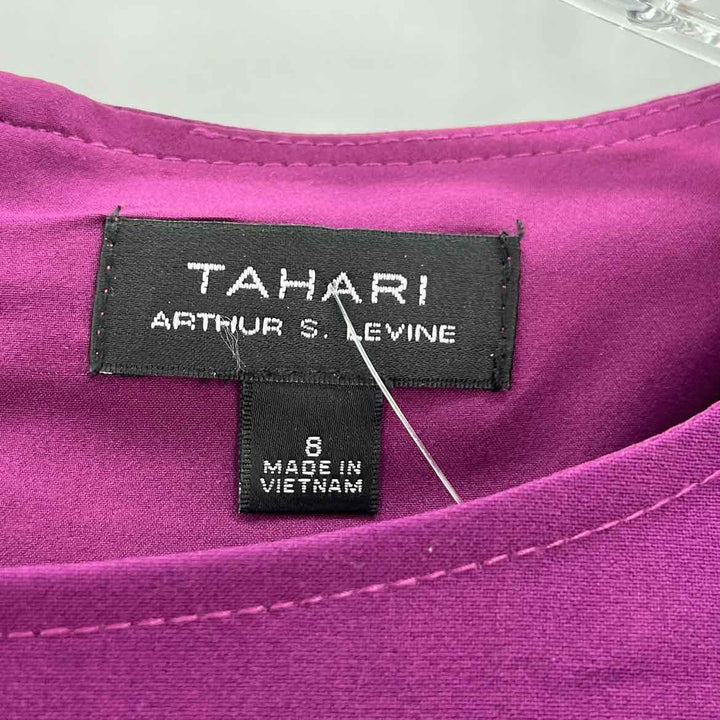 Size 8 TAHARI Purple Dress