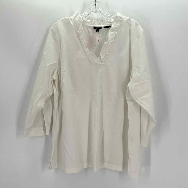 Size 18 Talbots White Cotton Shirt
