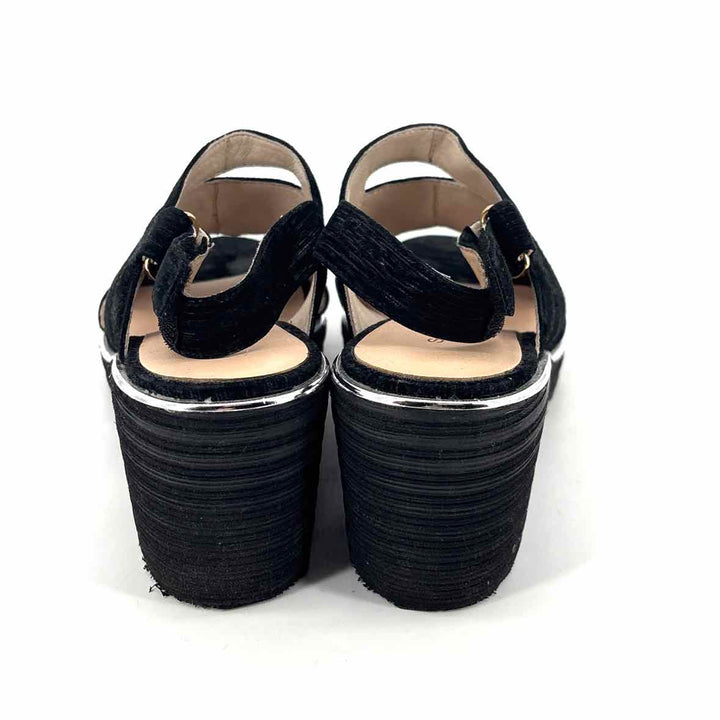 Shoe Size 7 SACHA LONDON Black Wedge