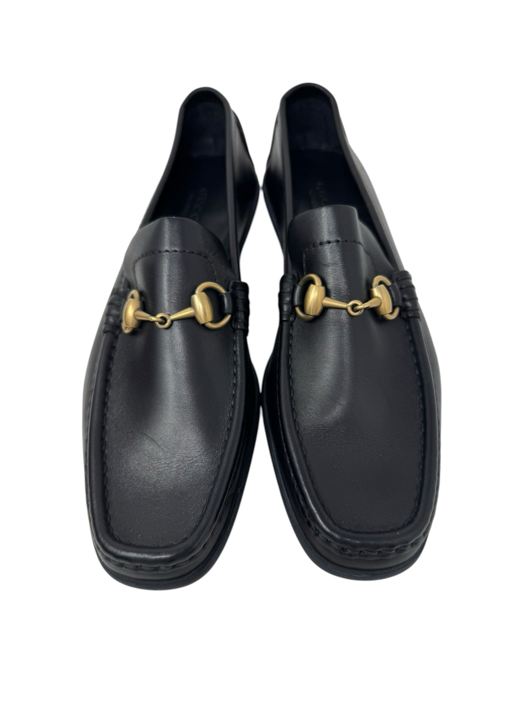 Shoe Size 8 Gucci Black Leather Luxury - Flats