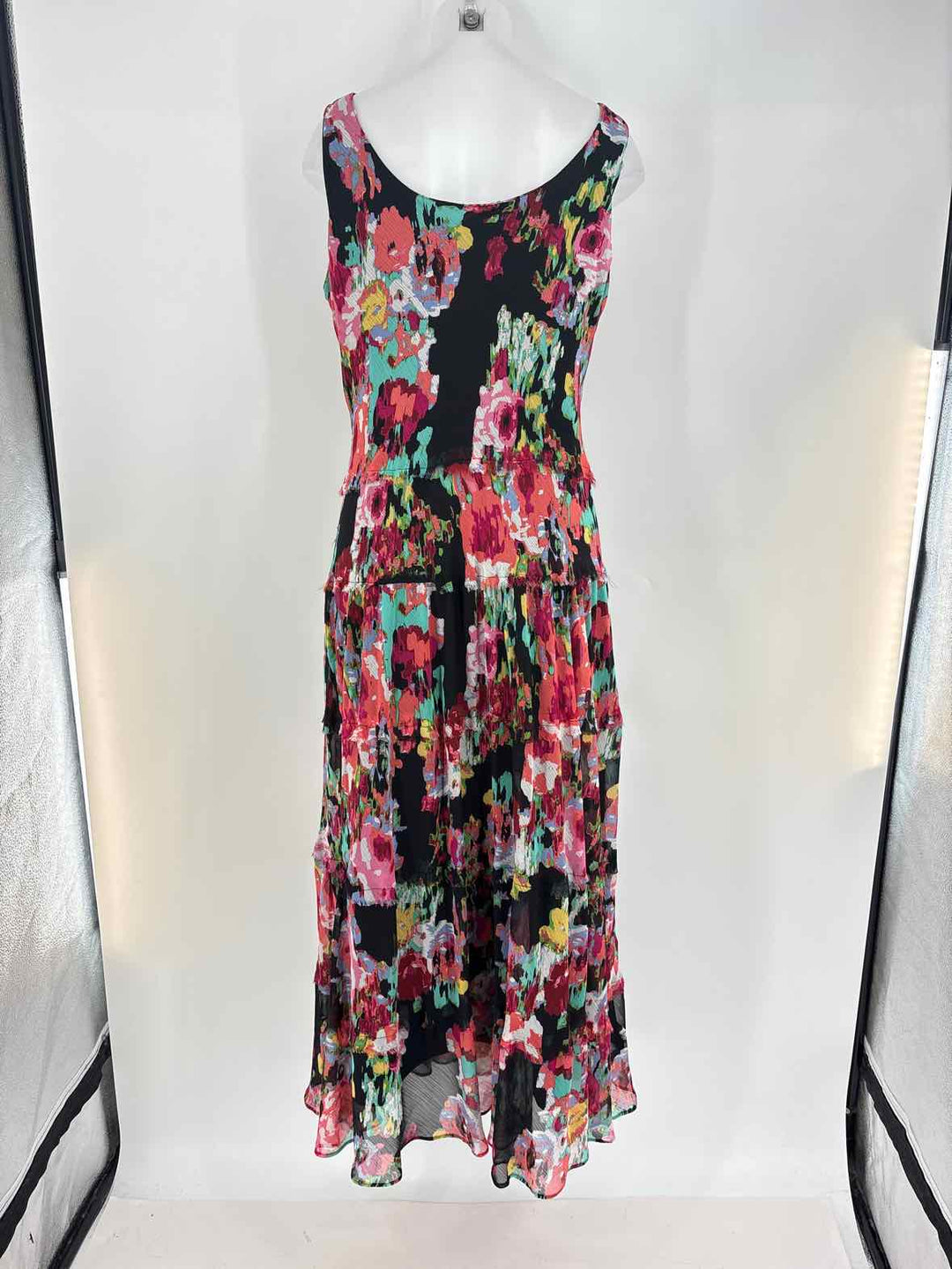 Size 12 Black Print Dress