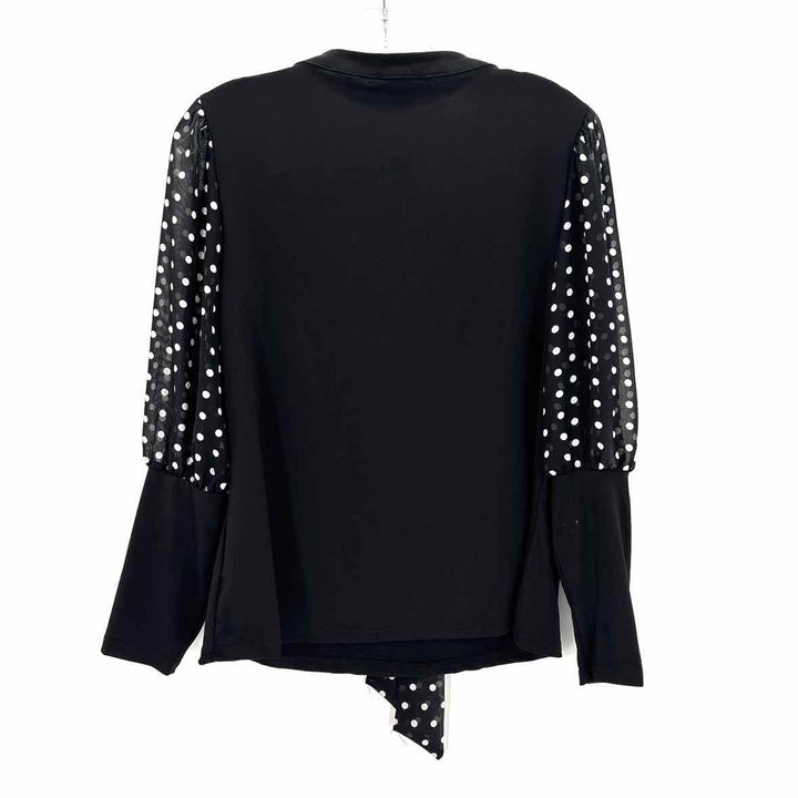 Size L Black Print Shirt