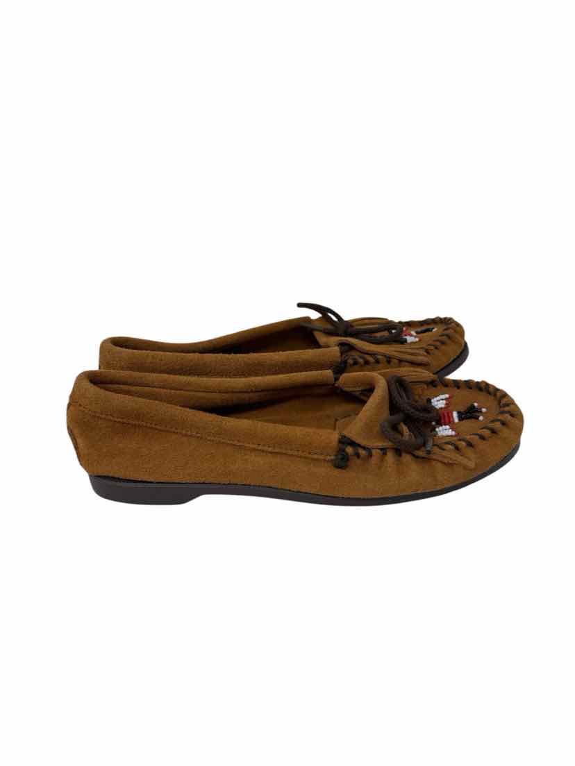 Shoe Size 6.5 MINNETOKA Brown Slippers