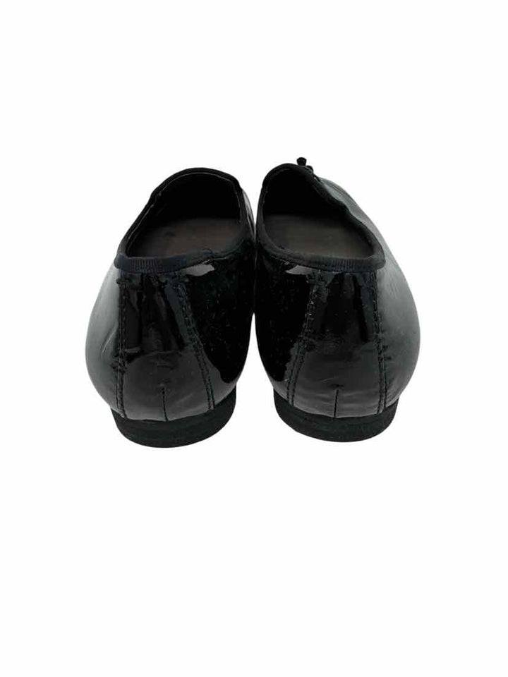 Shoe Size 8.5 NICOLE Black PATENT Flats