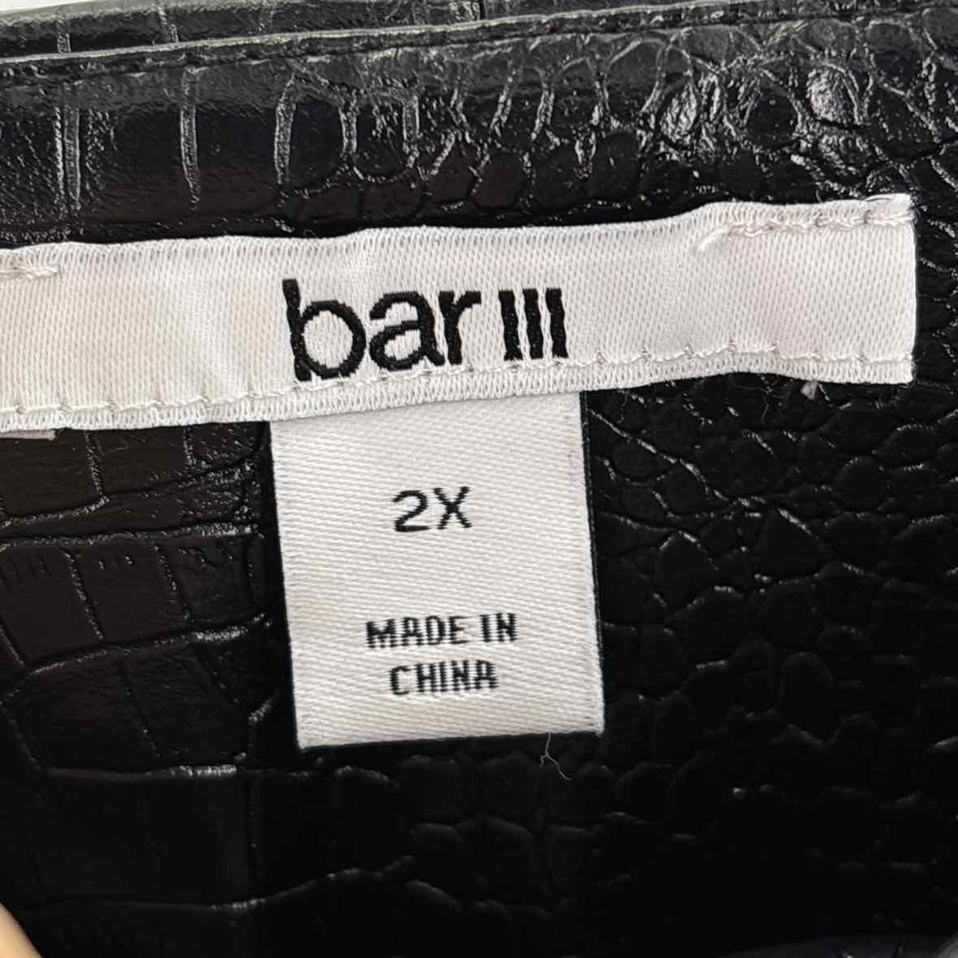 Size 2X BAR 111 Black Skirt
