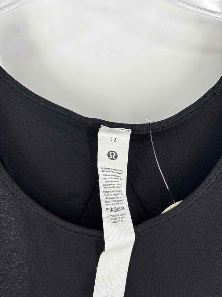 Size 12 Lululemon Black Shirt