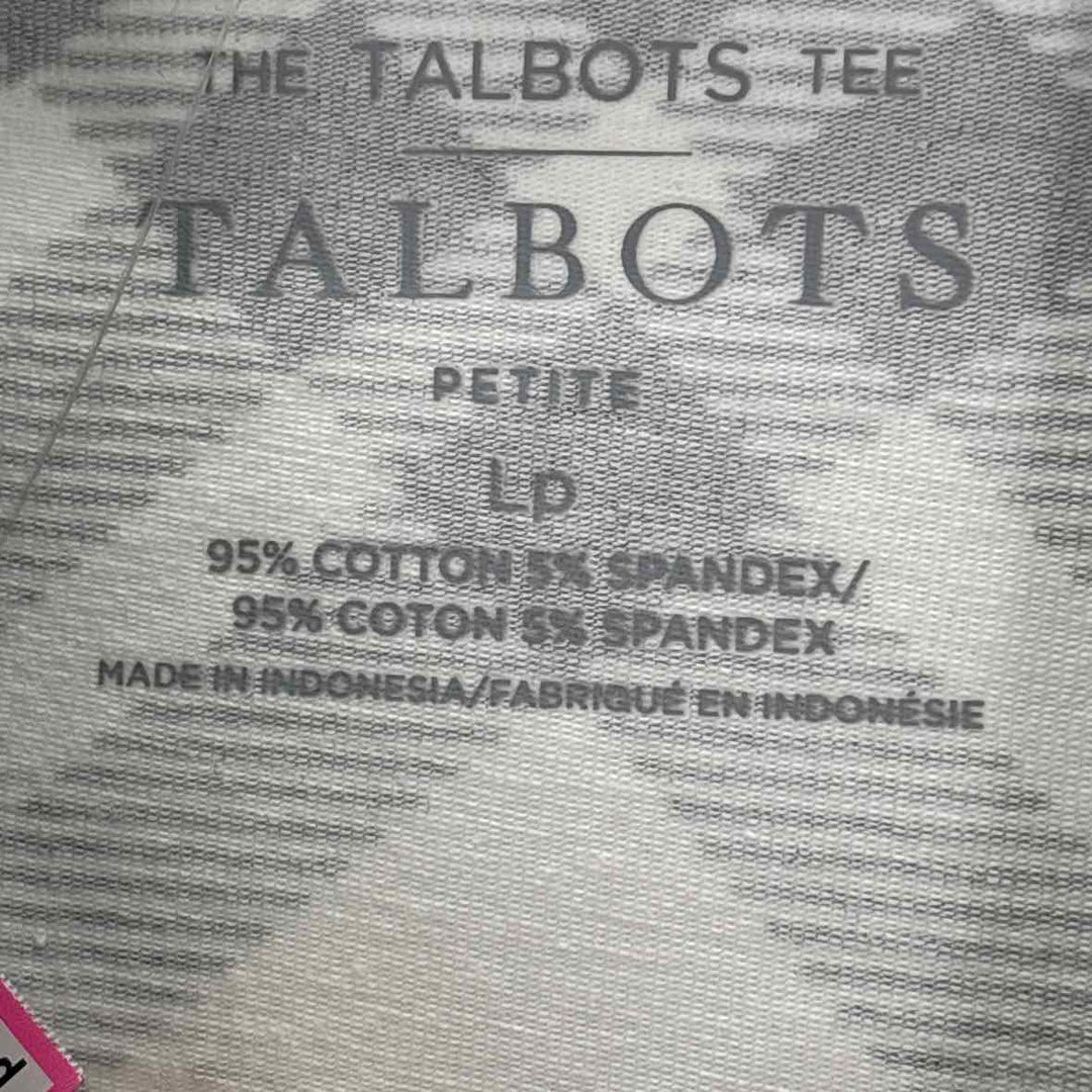 Size L Talbots Black/White Shirt
