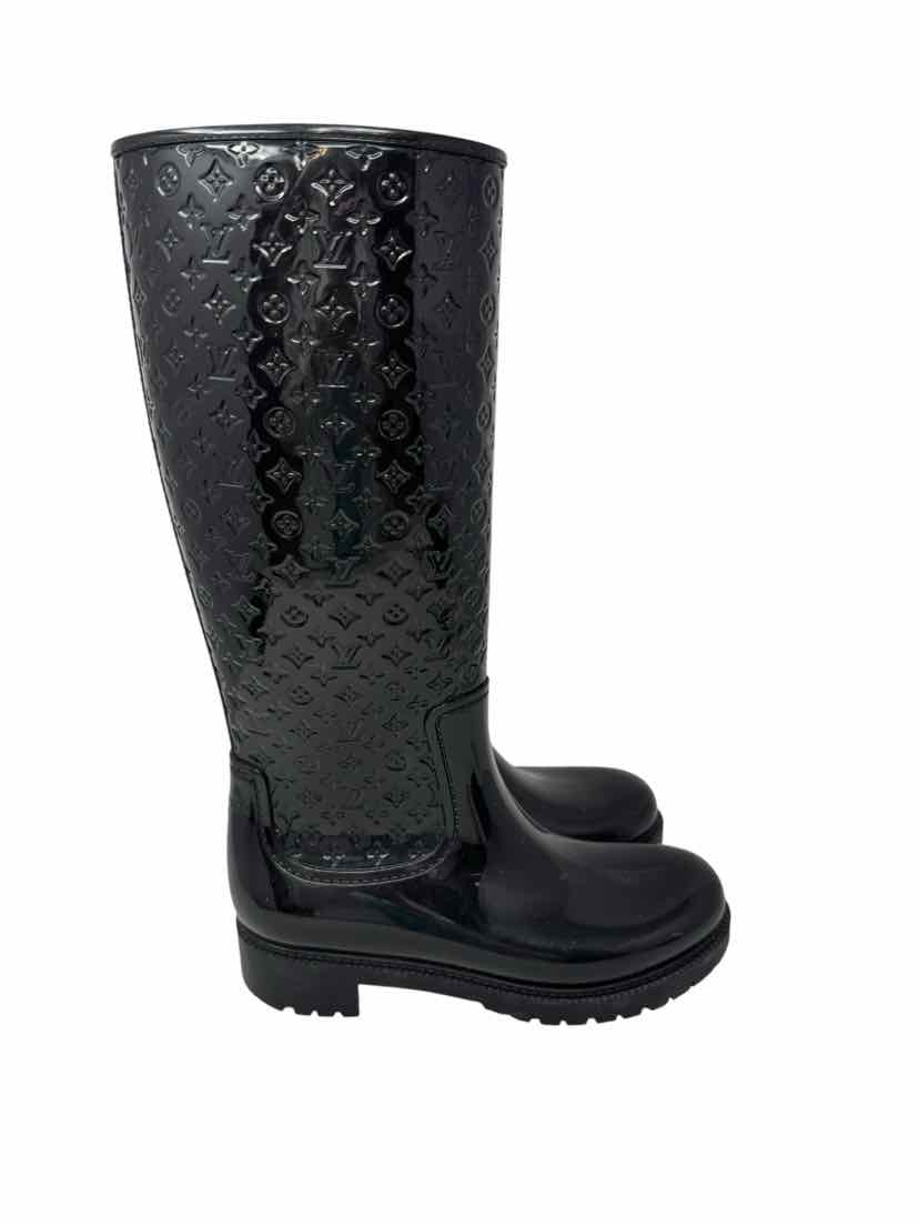 Shoe Size 40 Louis Vuitton Black Luxury - Boots