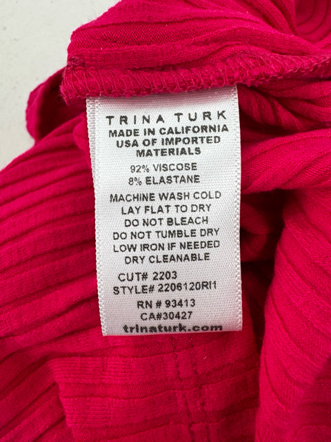 Size S TRINA TURK Fuschia Shirt