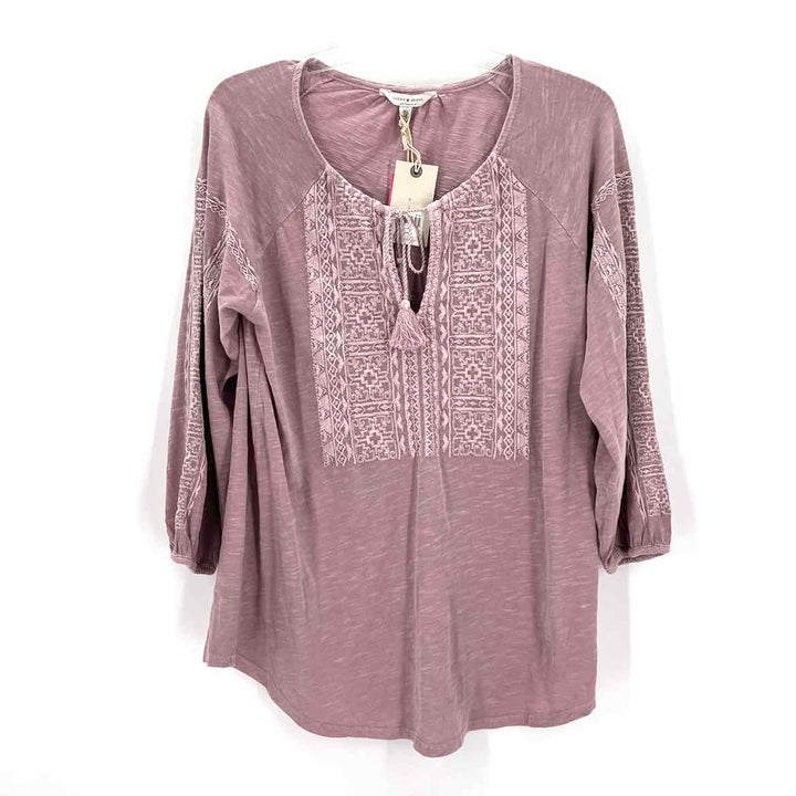 Size L LUCKY Purple Shirt