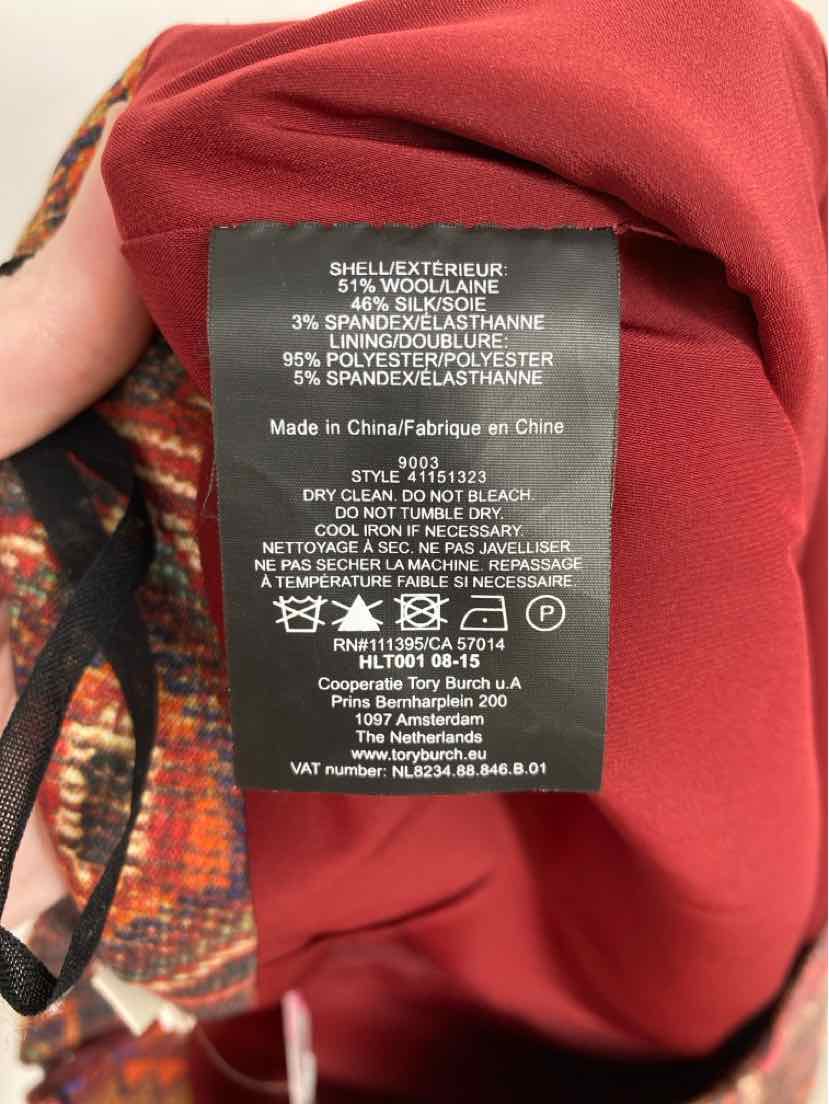 Size 8 Tory Burch Wine Skirt