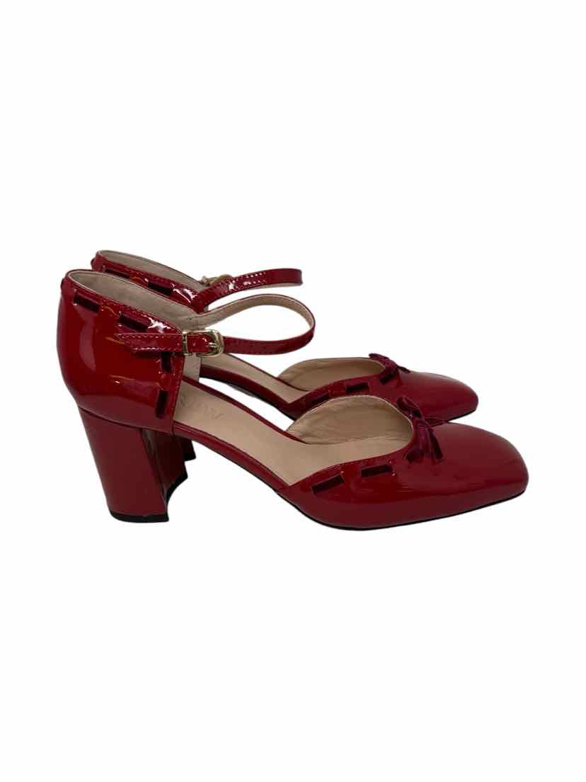 Shoe Size 7.5 J Crew Red PATENT Pumps