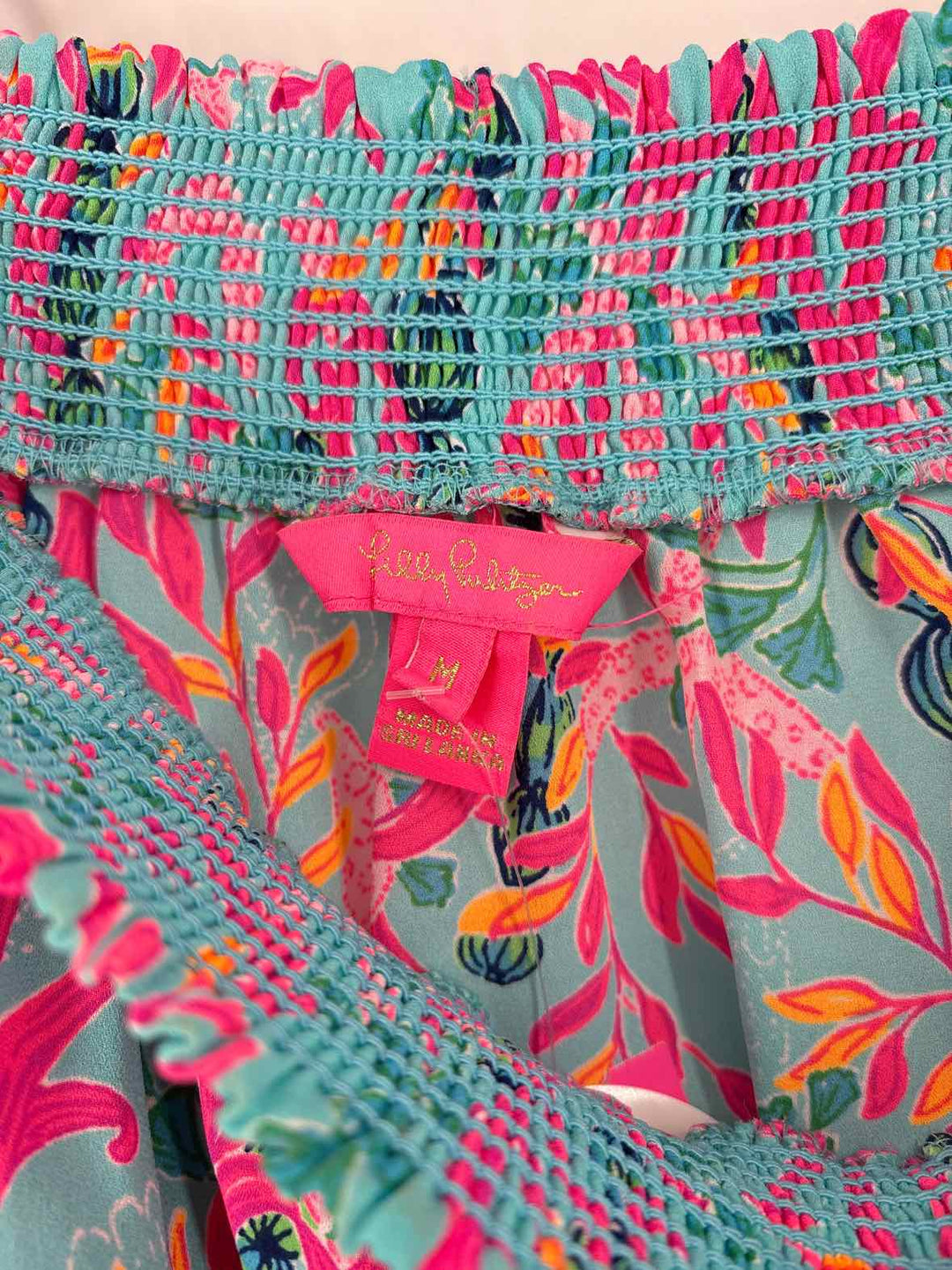 Size M Lilly Pulitzer Teal Shirt