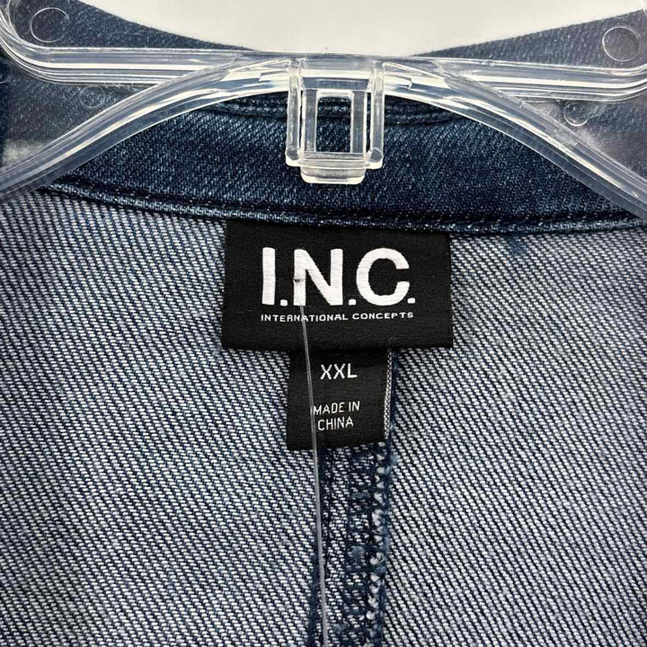 Size XL INC Navy Denim Jacket