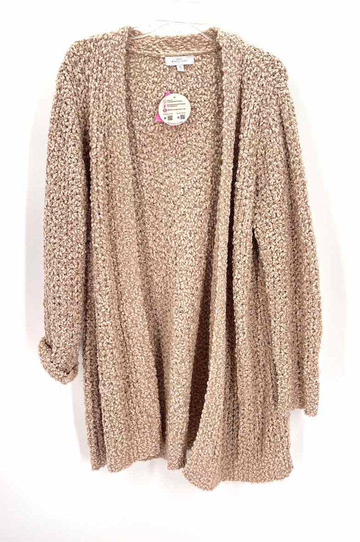 Size XL NEW DIRECTION Beige Knit Cardigan