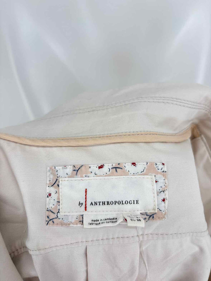 Size 6 Anthropologie Cream Romper