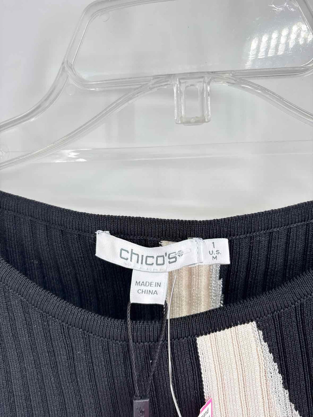 Size M Chico's Black Sweater