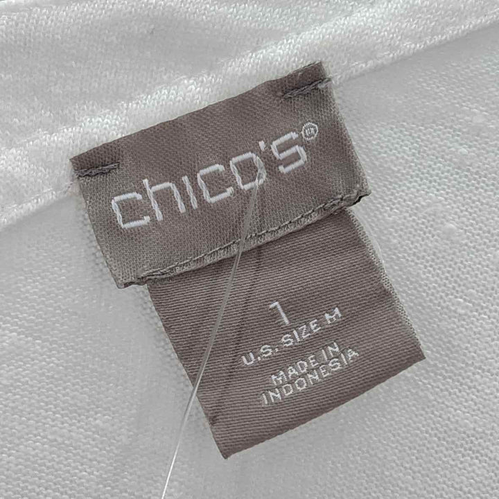 Size M Chico's Ivory Shirt