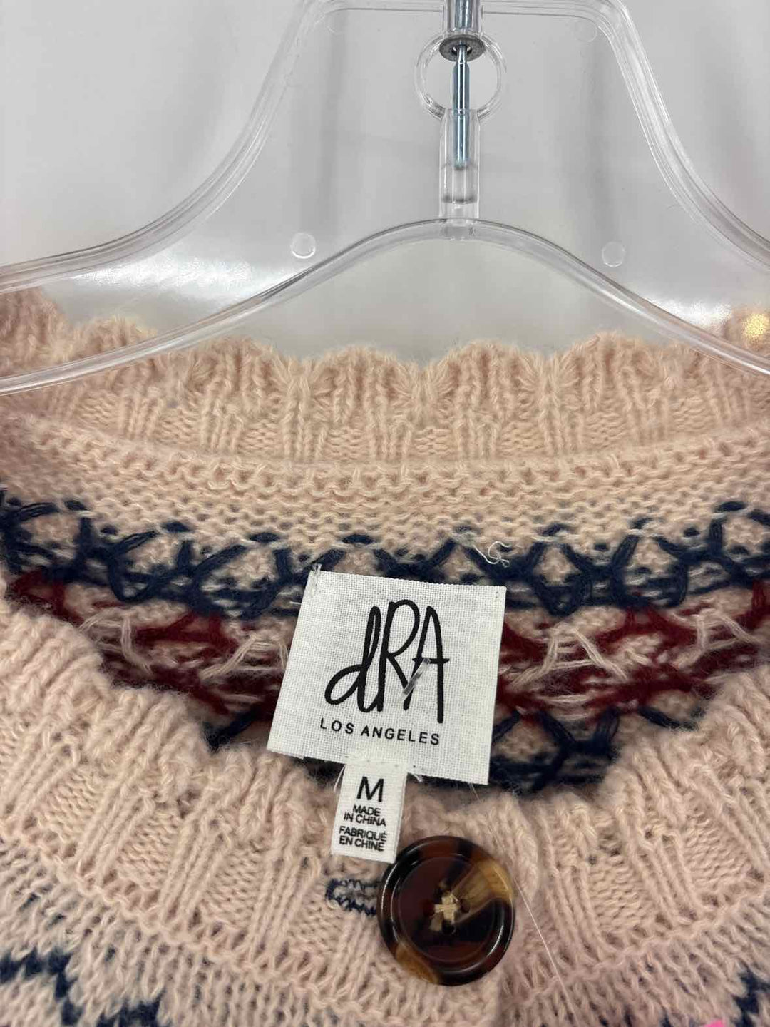 Size M Anthropologie Tan Knit Cardigan