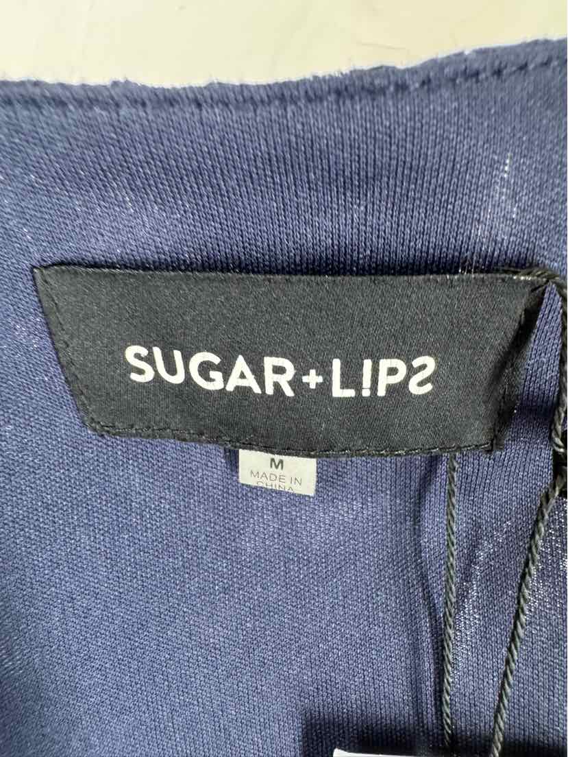 Size M SUGARLIPS Navy Dress