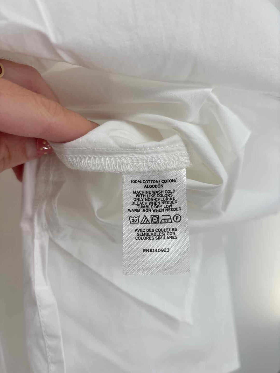 Size L Ann Taylor White Shirt