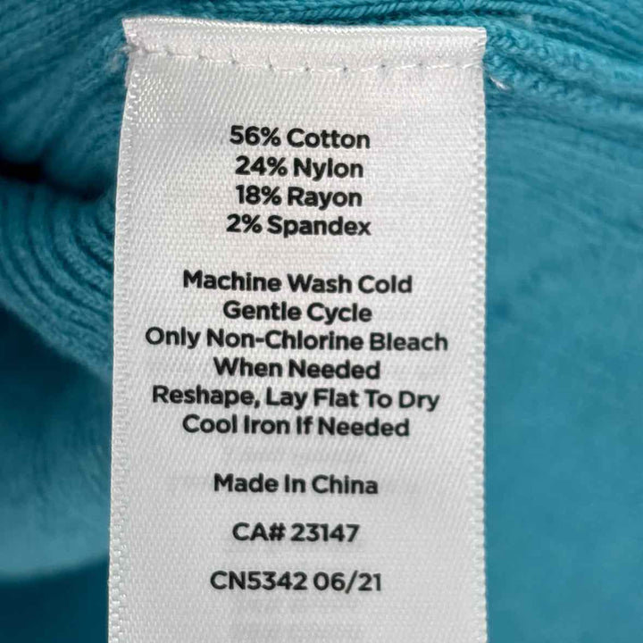 Size M Talbots Teal Sweater