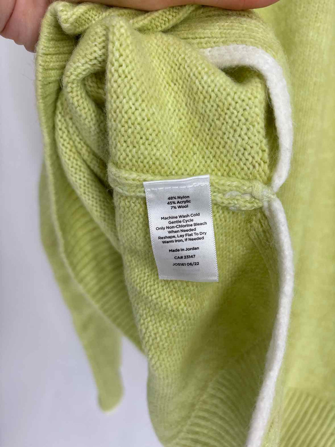 Size L Talbots Green Sweater
