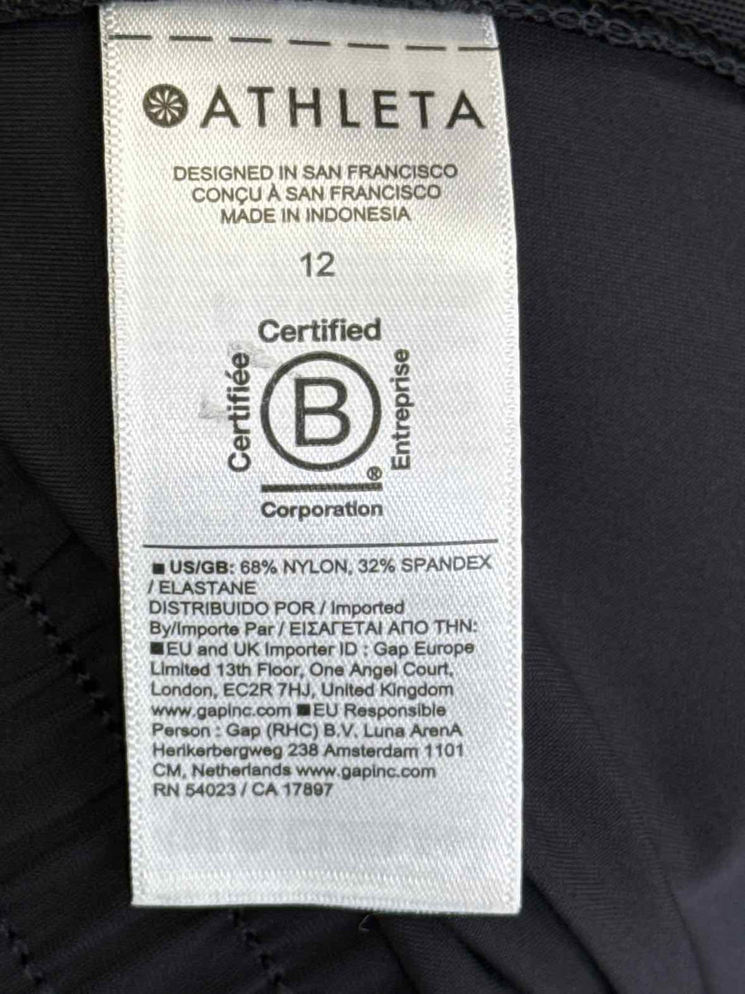 Size 12 Athleta Black Pants