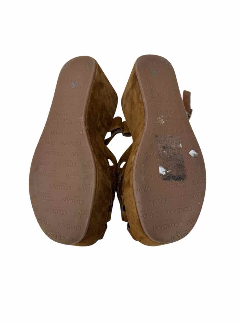 Shoe Size 40 CORDANI Tan Suede Sandals
