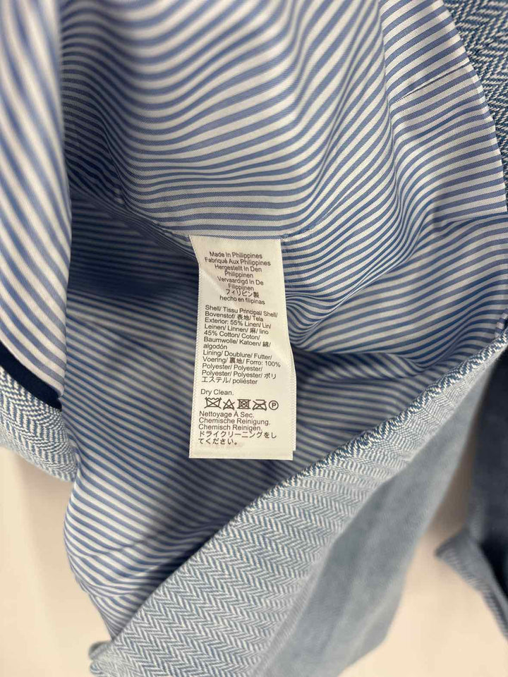 Size 10 J Crew Blue Print Blazer