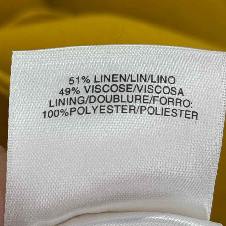Size 8 KASPER Mustard Linen Jacket