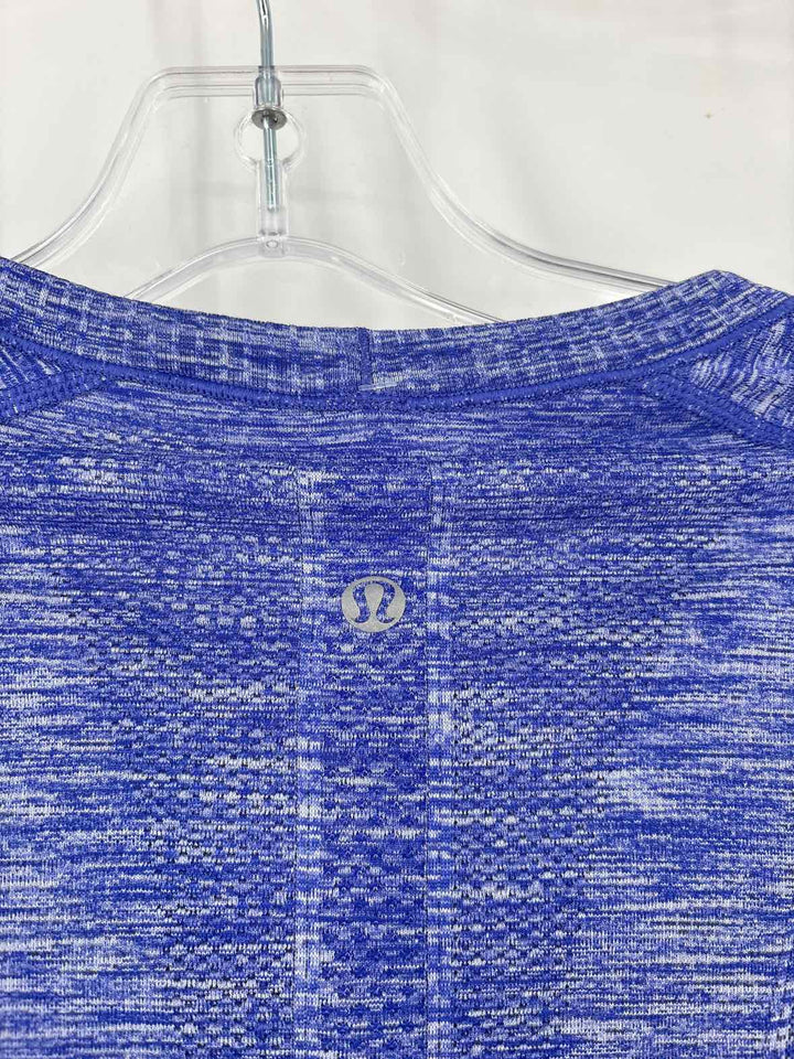 Size 4 Lululemon Purple Print Shirt