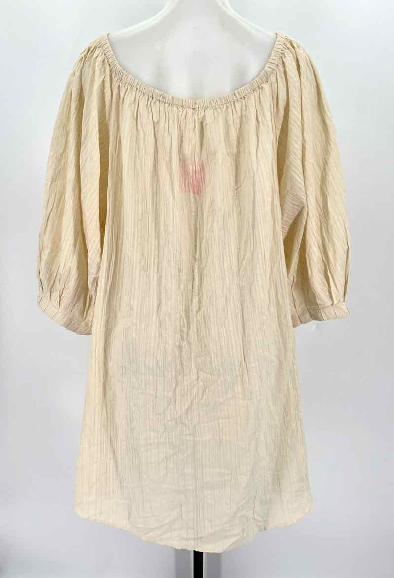 Size XL Anthropologie Cream Dress
