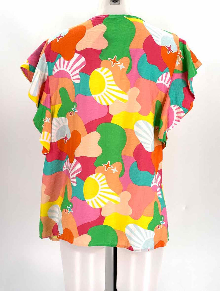Size XL MICHELLE MCDOWELL Multi-Color Shirt