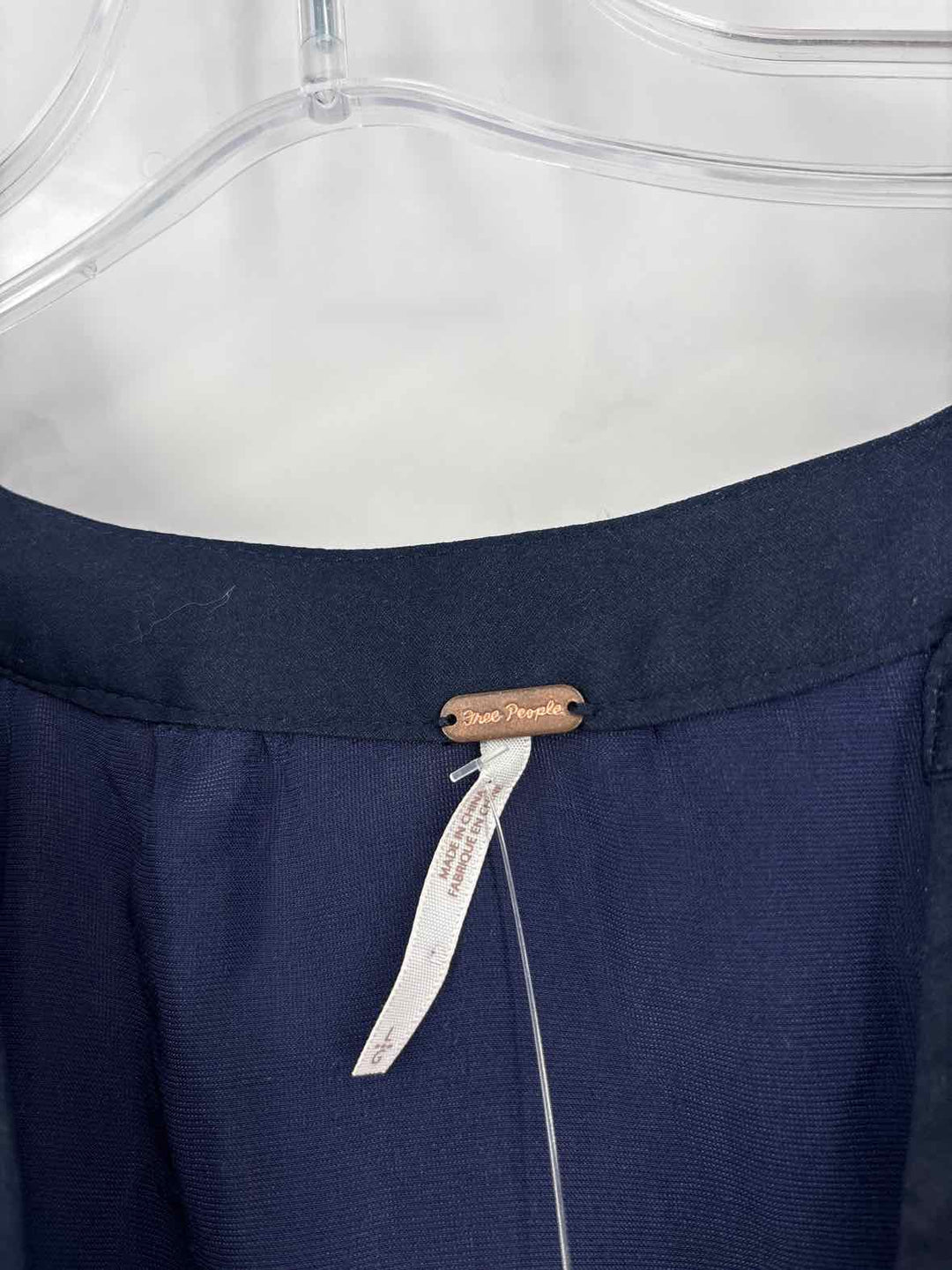 Size L WE THE FREE Navy Velvet Shirt