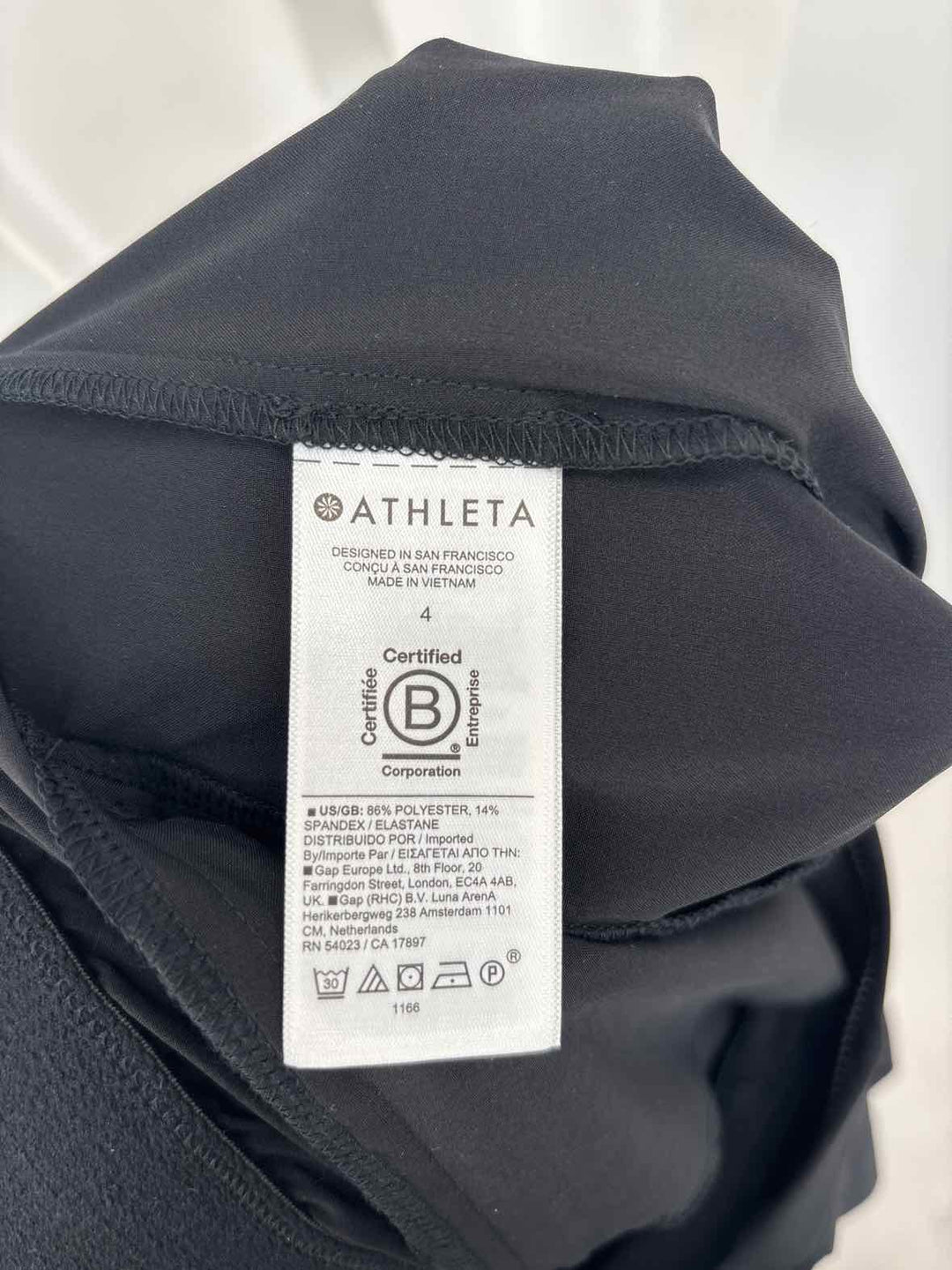 Size 4 Athleta Black Romper