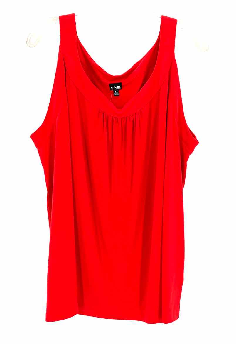 Size 3X RAFELLA Red Shirt
