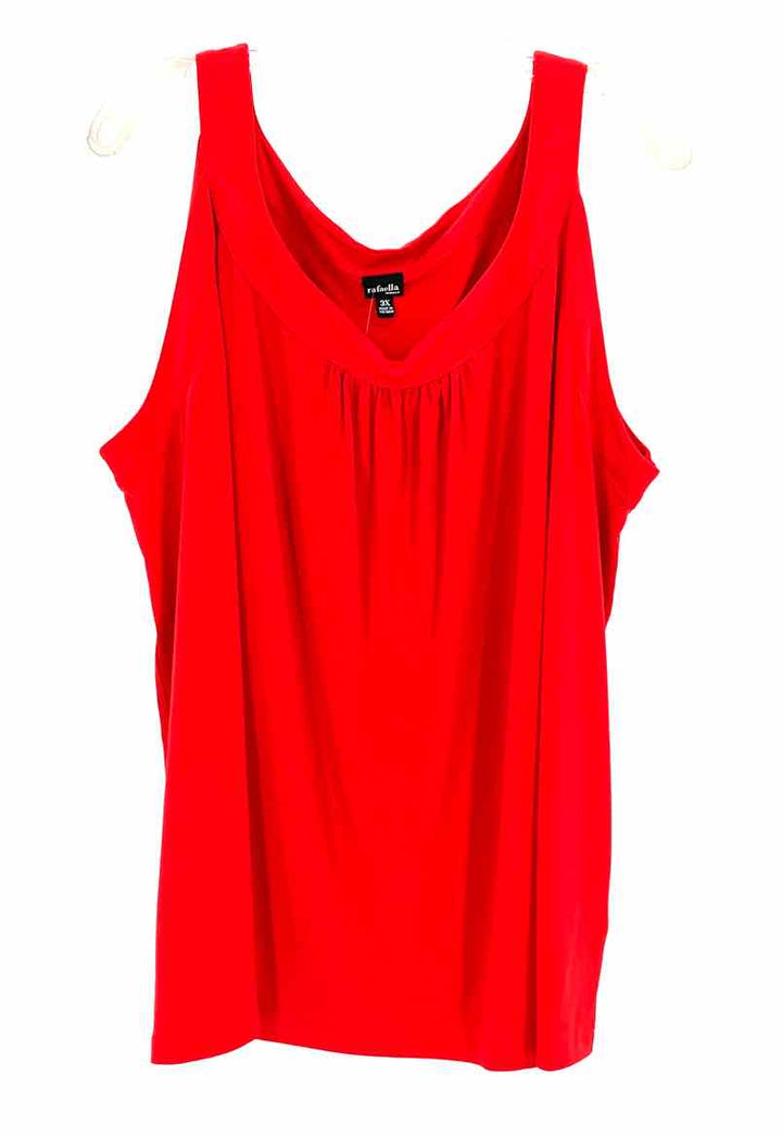 Size 3X RAFELLA Red Shirt
