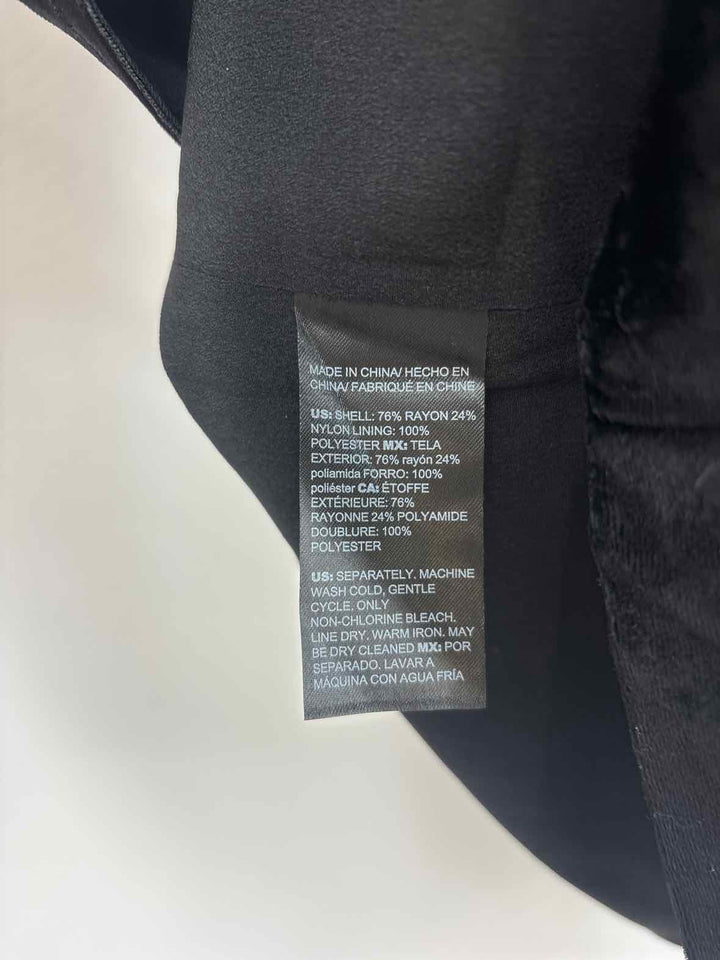 Size XS Chico's Black Velour Cardigan