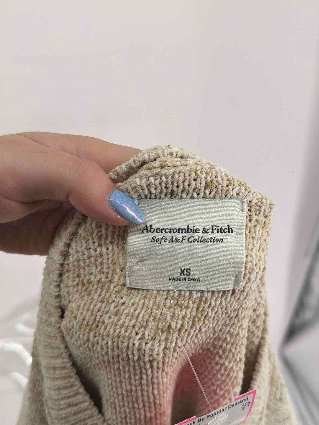 Size XS Abercrombie Tan Sweater