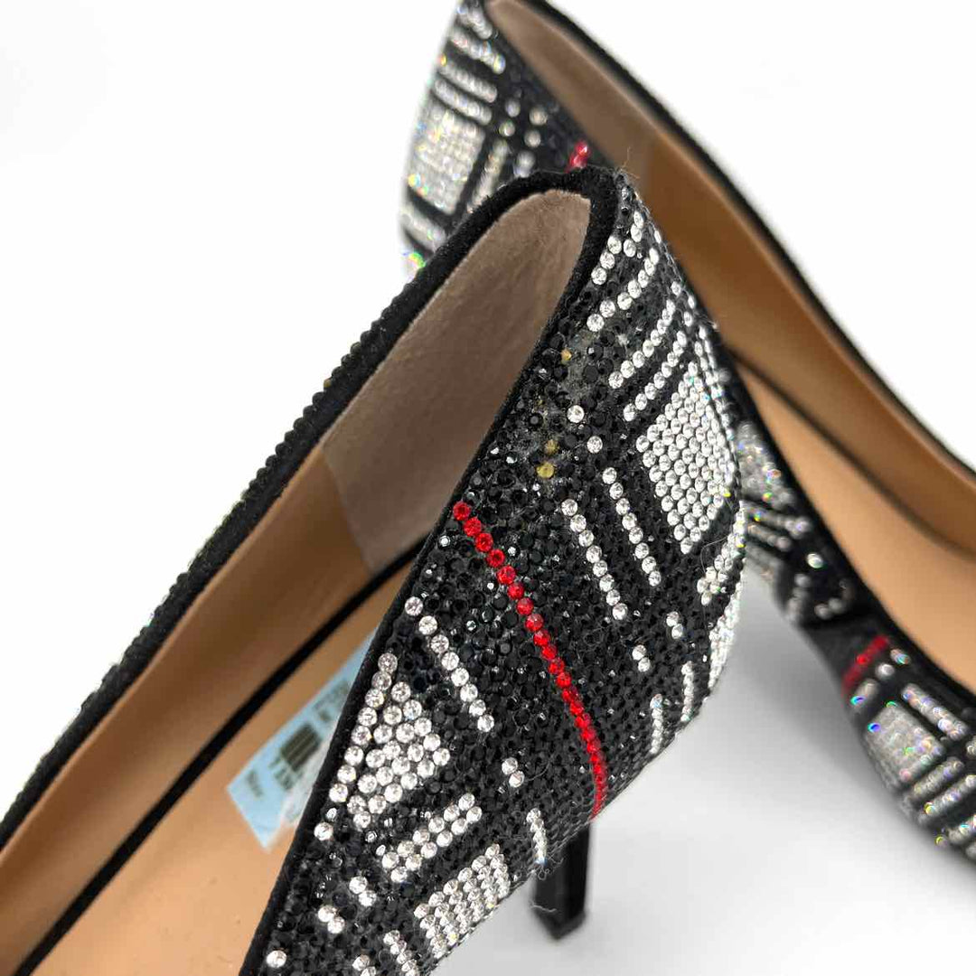 Shoe Size 9 INC Black Print Pumps