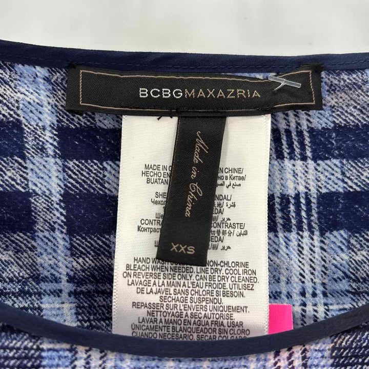 Size XXS BCBG Blue Shirt