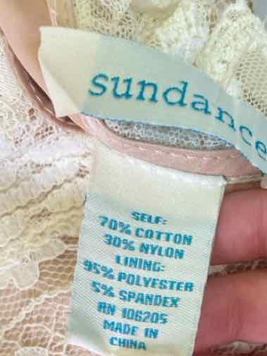 Size XS sundance Ivory Lace Dress