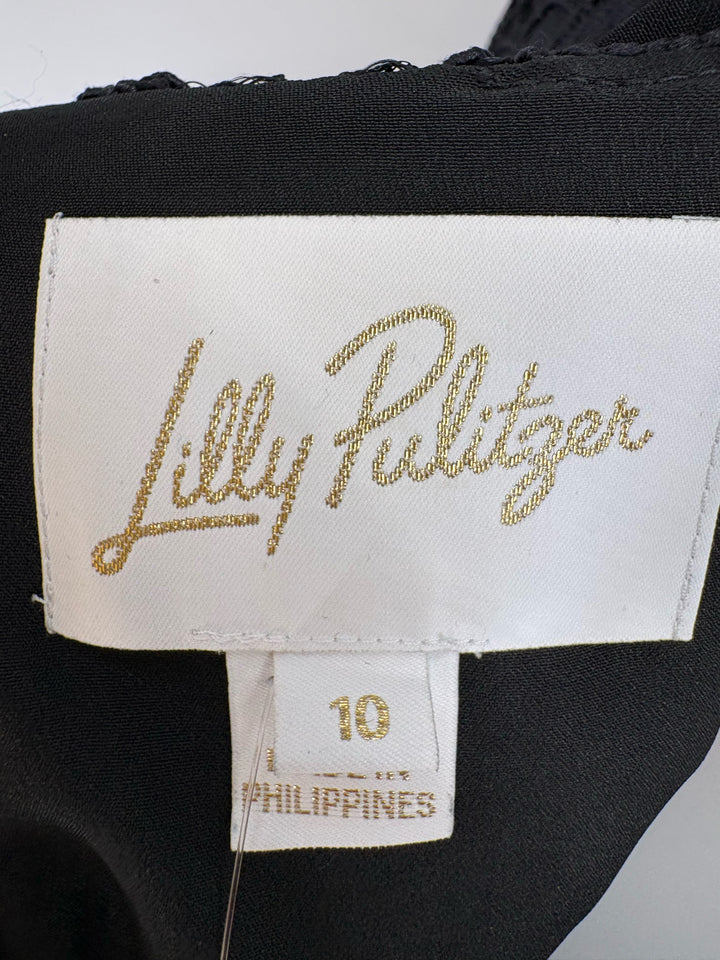 Size 10 Lilly Pulitzer Black Lace Dress