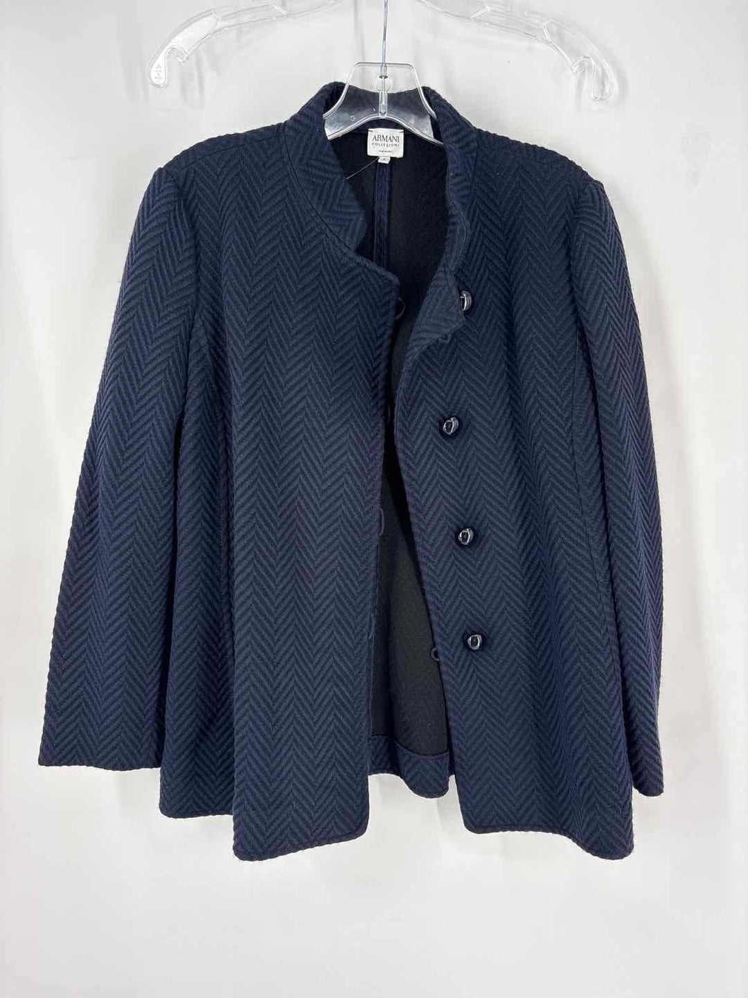 Size 8 Navy Print Jacket