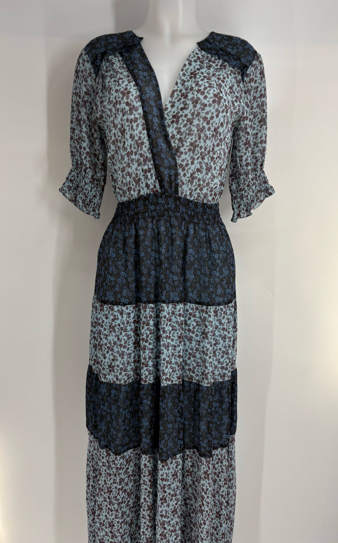 Size 4 NICOLE MILLER Blue Dress