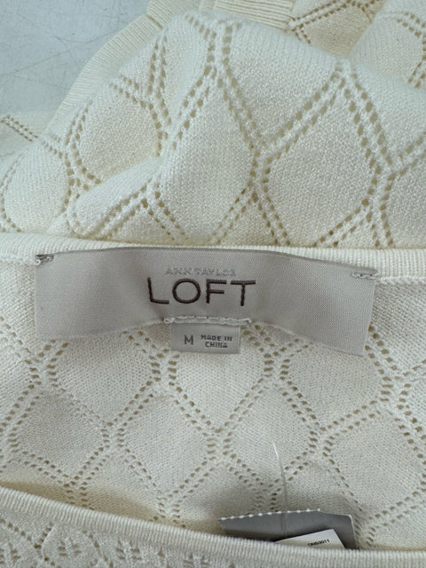 Size M LOFT Cream Shirt