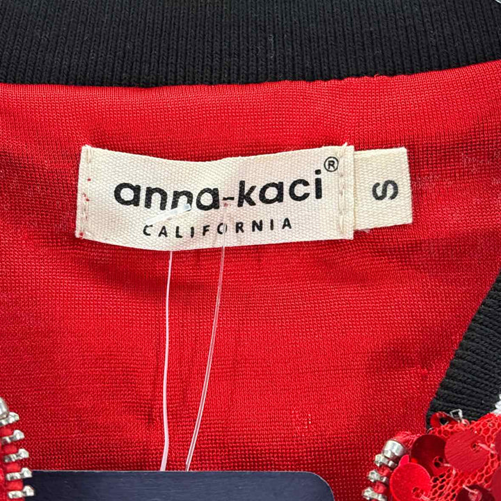 Size S Red Sequined Jacket