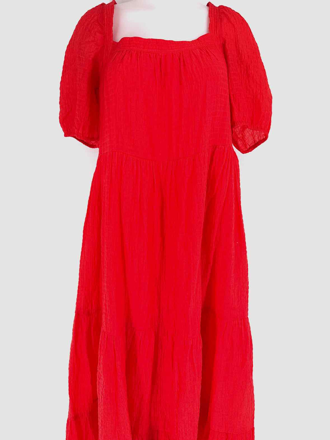 Size M Anthropologie Red Dress