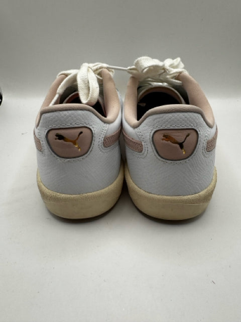 Shoe Size 8.5 Puma White Leather Sneakers